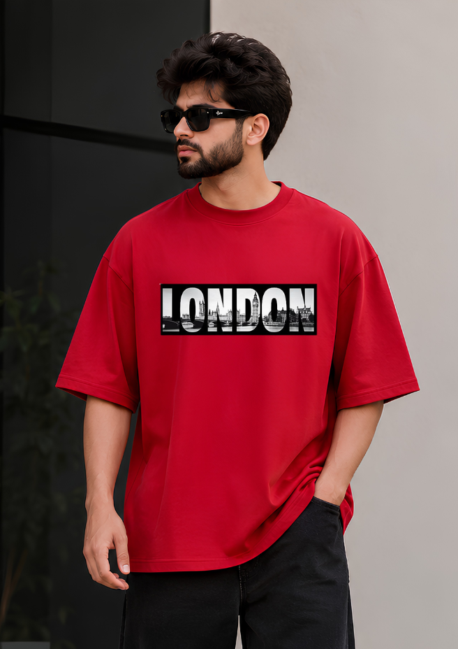 London Oversized T-Shirt – 240 GSM Premium Cotton | Streetwear Tee