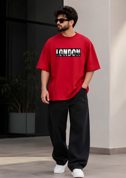 London Oversized T-Shirt – 240 GSM Premium Cotton | Streetwear Tee