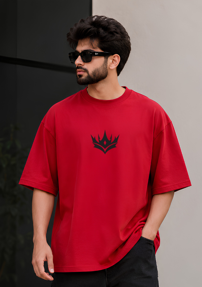 King Chess Oversized T-Shirt – 240 GSM Premium Cotton | Graphic Streetwear Tee