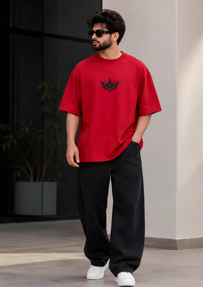 King Chess Oversized T-Shirt – 240 GSM Premium Cotton | Graphic Streetwear Tee
